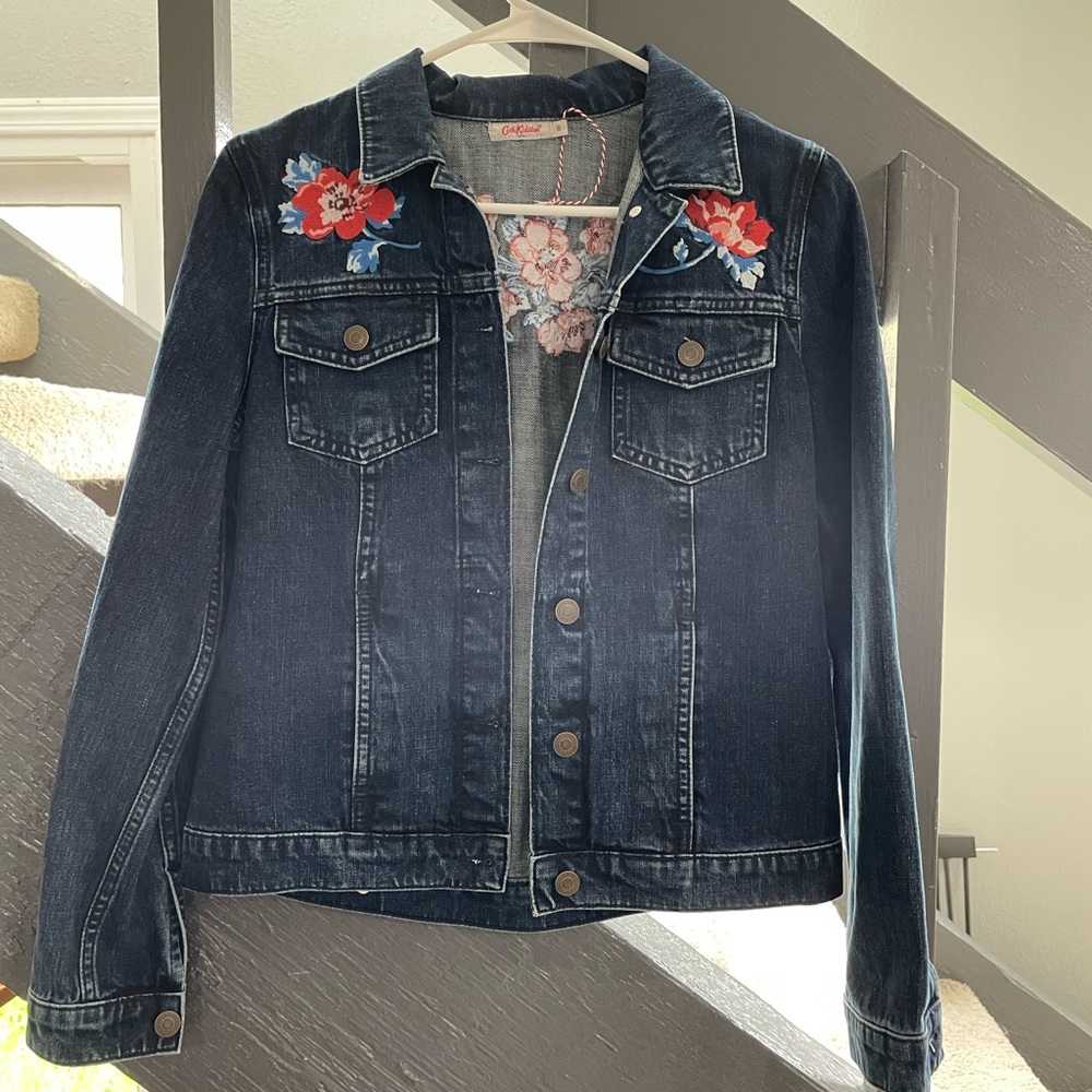 Cath Kidston Embroidered Denim Jacket